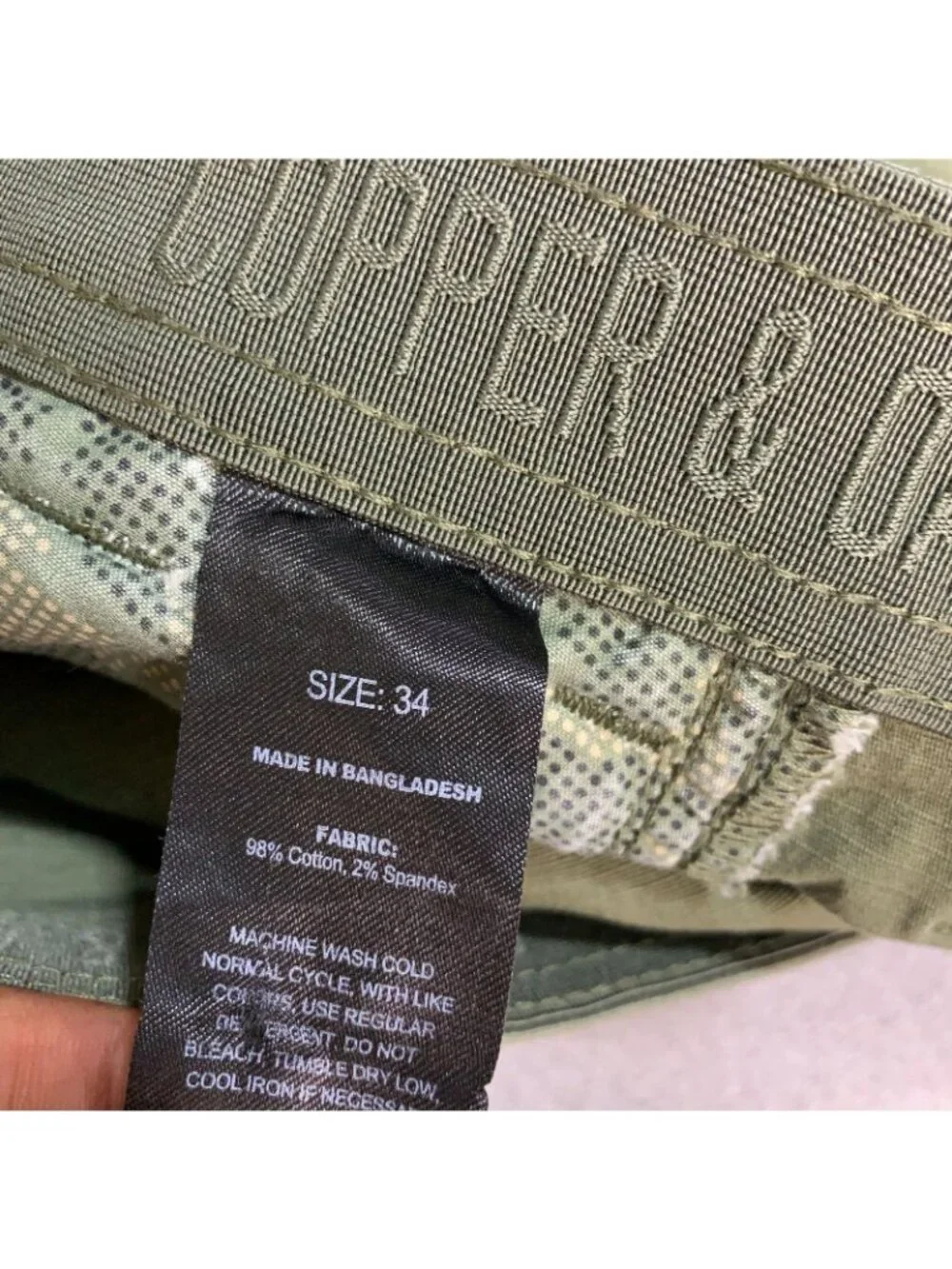 Copper & Oak Men's 34 Green Cargo Shorts